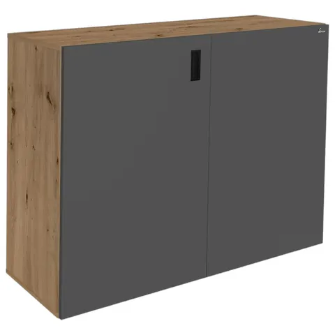 Szafka pod Akwarium Proste Elitte 120x60x90 Dąb Artisan-Grafit