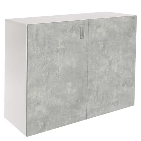 Szafka pod Akwarium Proste Elitte 120x60x90 Biały-Beton