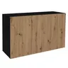 Szafka pod Akwarium Proste Elitte 150x60x90 Czarny-Dąb Artisan