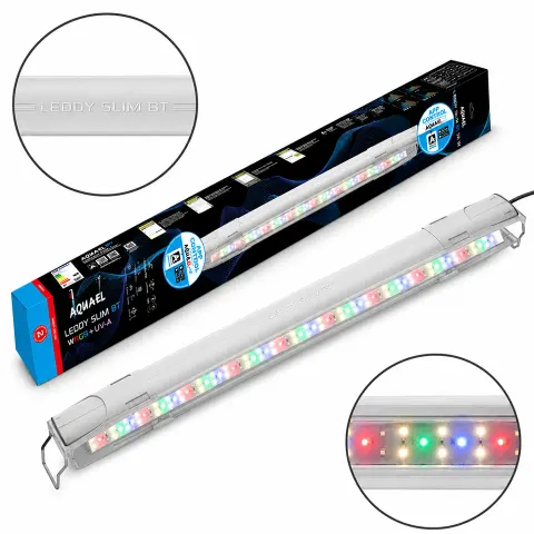 Aquael Leddy Slim BT 960 32W Biała Lampa Belka LED WRGB+UV do Akwarium 100-120cm