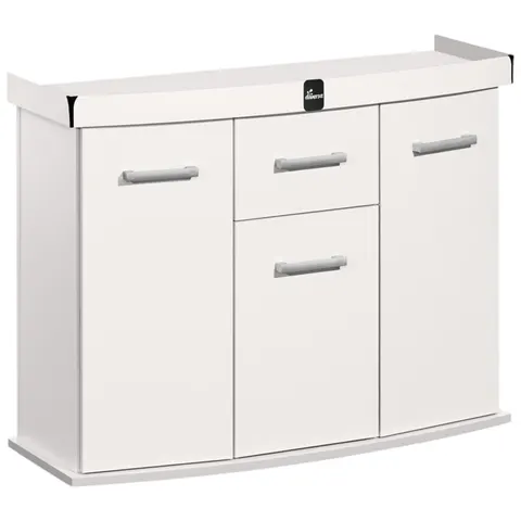 Szafka pod Akwarium Profilowane Owalne Solid 100x40x75cm Biała