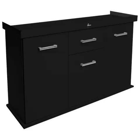 Szafka pod Akwarium Proste Solid 100x50x75cm Czarna