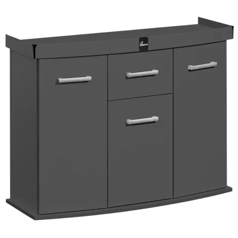Szafka pod Akwarium Profilowane Owalne Solid 120x40x75cm Grafit