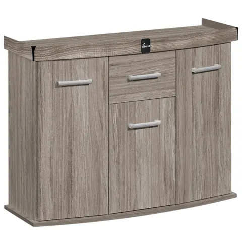 Szafka pod Akwarium Profilowane Owalne Solid 120x40x75cm Dąb Truflowy