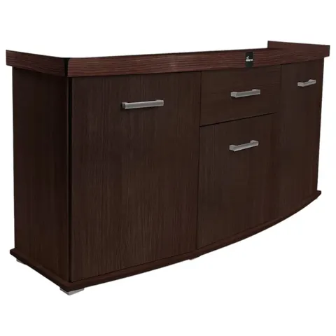 Szafka pod Akwarium Profilowane Owalne Solid 160x60x75cm Wenge