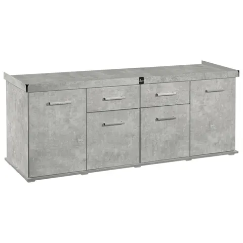 Szafka pod Akwarium Proste Solid 200x60x75cm Beton