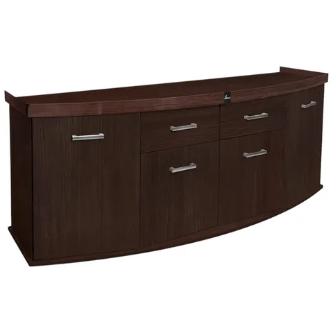 Szafka pod Akwarium Profilowane Owalne Solid 200x80x75cm Wenge