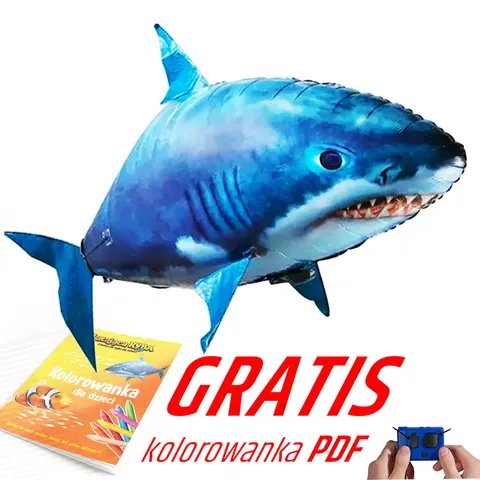 Zdalnie sterowana Rybka Rekin FlyingFish ( Air swimmers )