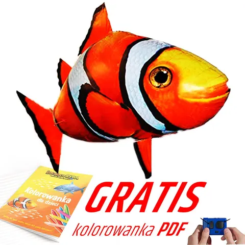 Zdalnie sterowana Rybka NEMO FlyingFish ( Air swimmers )