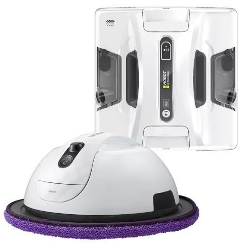 HOBOT 2S + Automatyczny Mop Moneual Monspin MS200