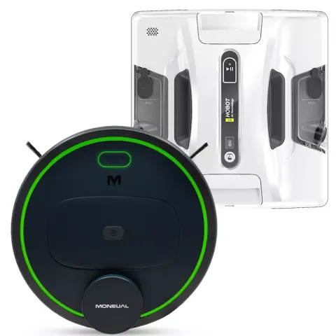 HOBOT 2S + Robot sprzątający Moneual MBOT 950