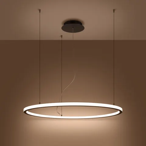 Żyrandol RISA 90 czarny 3000K LED 1x57W IP20 TH.275 THORO