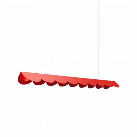 Lampa wisząca BISCUIT 100 czerwona LED 4000K TH.743 Thoro