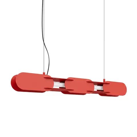Lampa wisząca CHAIN 91 czerwona LED 4000K TH.816 Thoro