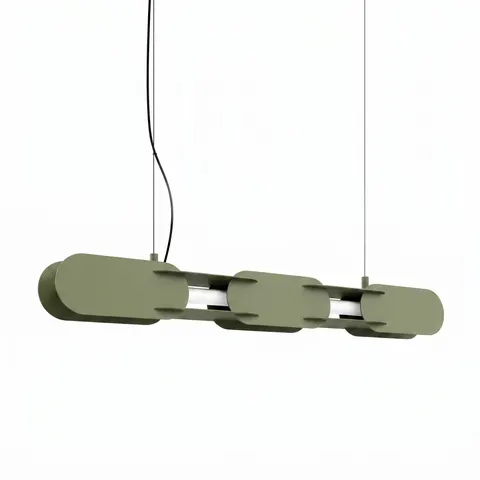Lampa wisząca CHAIN 91 zielona oliwka LED 4000K TH.823 Thoro
