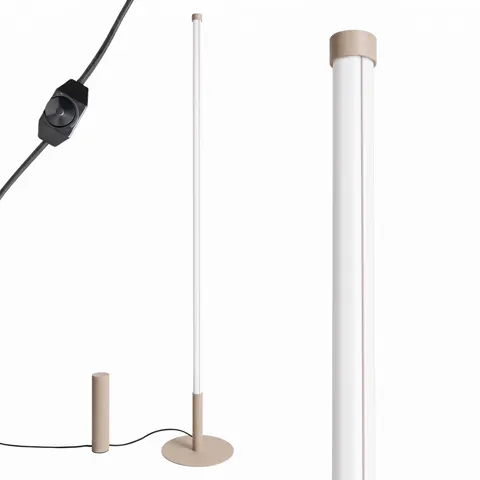 Lampa podłogowa TRANG taupe 4000K TH.1016 Thoro