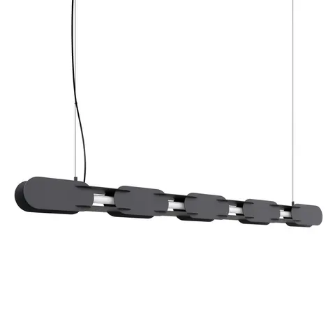 Lampa wisząca CHAIN 158 czarna LED 3000K TH.1025 Thoro