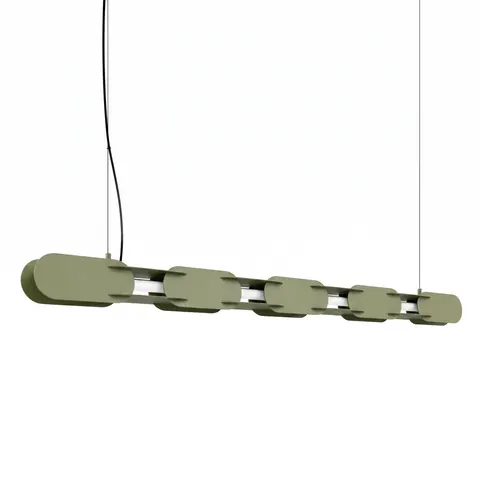 Lampa wisząca CHAIN 158 zielona oliwka LED 4000K TH.1048 Thoro