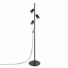 Lampa podłogowa KARBON 3xGU10 czarna z ryflowanymi kloszami SL.2016 SOLLUX