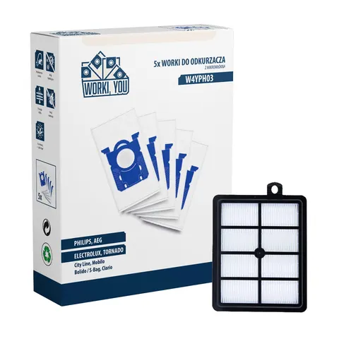Worki do odkurzacza Electrolux S-BAG + Filtr Hepa