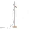 Lampa podłogowa KARBON 3xGU10 taupe z 3 kloszami do salonu SL.2020 SOLLUX