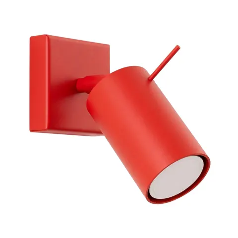 Czerwony kinkiet RING z ruchomym kloszem 1xGU10 SL.2189 SOLLUX