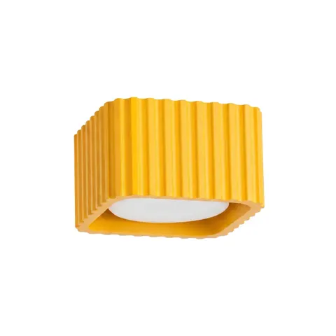 Plafon RIFF 1 żółty Gx53 SL.3095 Sollux