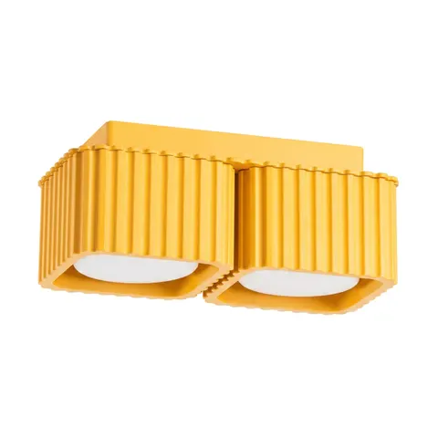 Plafon RIFF 2 żółty Gx53 SL.3096 Sollux