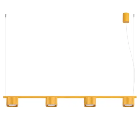 Żyrandol RIFF 4 żółty Gx53 SL.3097 Sollux