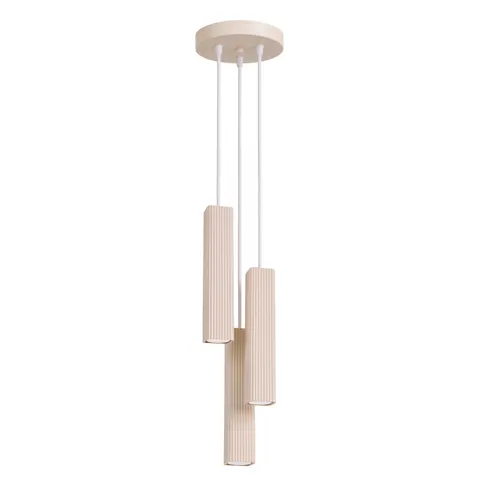 Lampa wisząca RAYO 3P beżowa SL.3129 Sollux