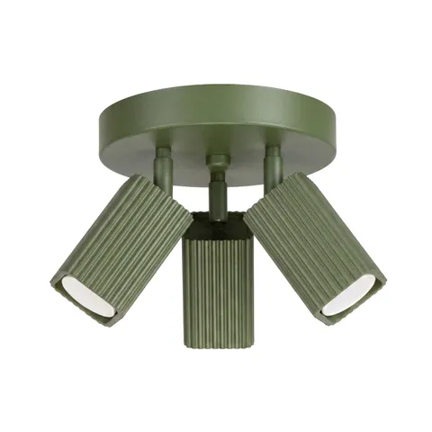 Plafon RAYO 3P zielony oliwkowy SL.3180 Sollux