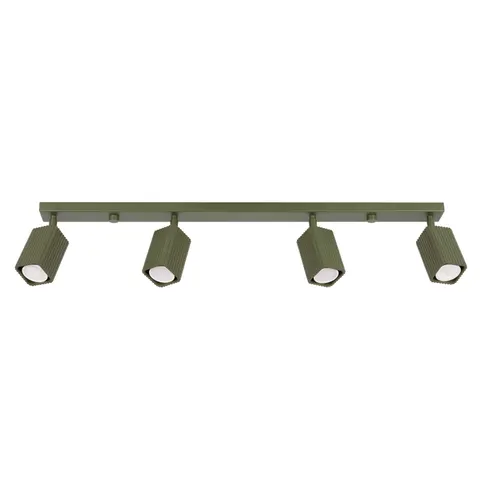 Plafon RAYO 4L zielony oliwkowy SL.3181 Sollux