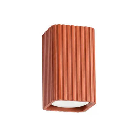 Plafon RAYO 10 ochra czerwona SL.3191 Sollux