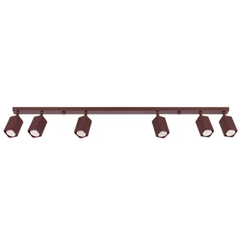 Plafon RAYO 6L brązowy SL.3238 Sollux