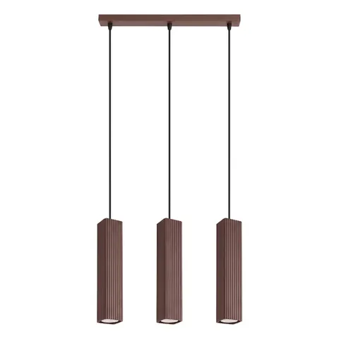 Lampa wisząca RAYO 3L brązowa SL.3240 Sollux