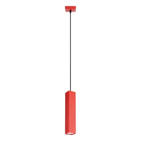 Lampa wisząca RAYO 1 czerwona SL.3253 Sollux