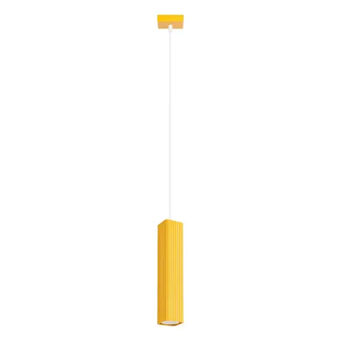 Lampa wisząca RAYO 1 żółta SL.3267 Sollux
