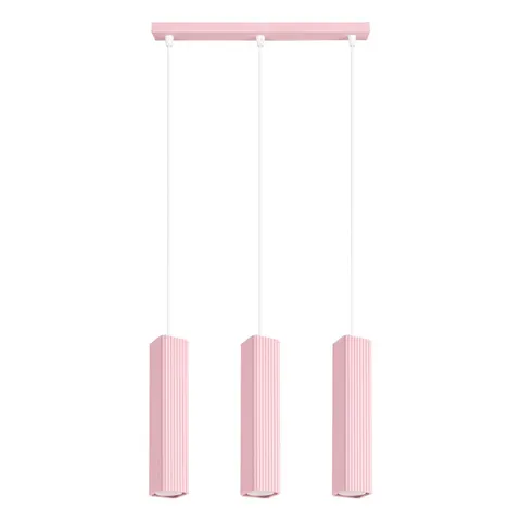 Lampa wisząca RAYO 3L różowa SL.3282 Sollux