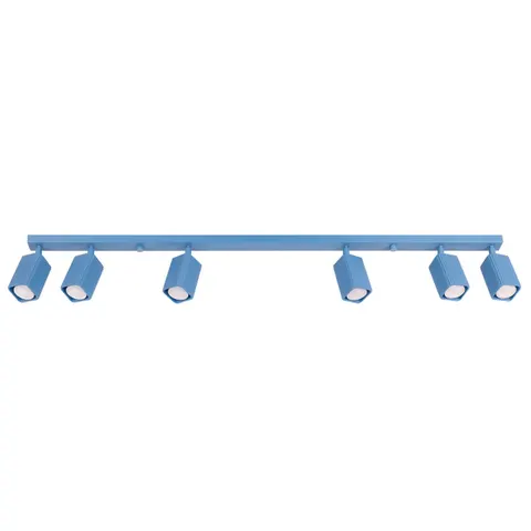 Plafon RAYO 6L błękitny SL.3294 Sollux