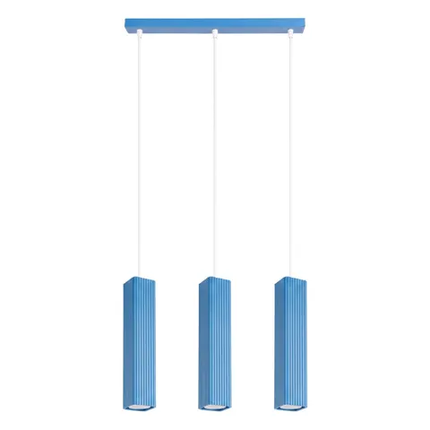 Lampa wisząca RAYO 3L błękitna SL.3296 Sollux