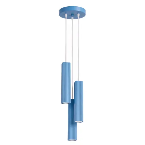 Lampa wisząca RAYO 3P błękitna SL.3297 Sollux
