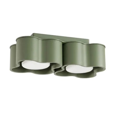 Plafon OVIO 2 zielony oliwkowy Gx53 SL.3348 Sollux