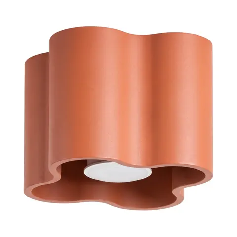 Plafon OVIO 1 ochra czerwona GU10 SL.3351 Sollux