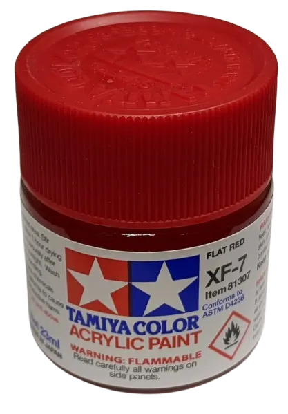 Tamiya 81307 XF-7 Farba akrylowa FLAT RED - 23ml