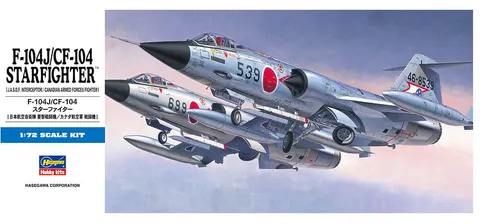 Lockheed F-104J/CF-104 Starfighter 1:72 Hasegawa D16(01446)