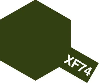 TAMIYA 81774 XF74 Olive Drab Acrylic paint 10ml