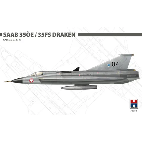 Saab 35OE/35FS Draken 1:72 Hobby 2000 72056