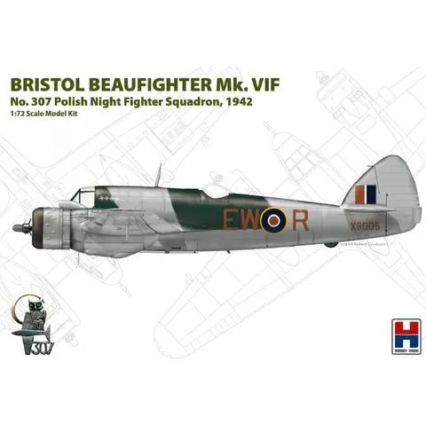 Beaufighter Mk. VIF 307 Polish Squadron 1:72 Hobby 2000 72003