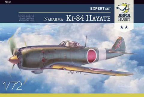 Nakajima KI-84 Hayate Expert Set 1:72 Arma Hobby 70051