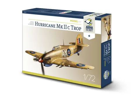 Hurricane Mk IIc trop Model Kit 1:72 Arma Hobby 70037